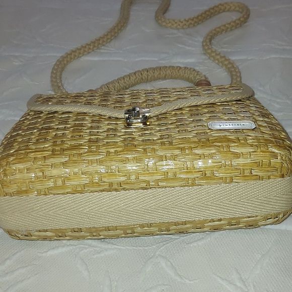 VTG Giulietta Rattan woven bag - Picture 2 of 15